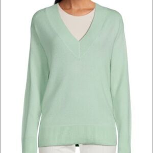 Vince Wool & Cashmere V-Neck Sweater